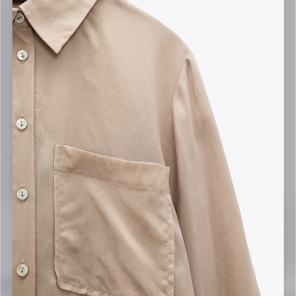 ZARA OVERSIZED SHIRT DRESS - Picture 5 of 7